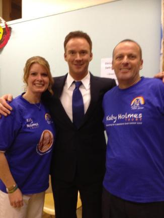 Russell with Paula and David Holmes