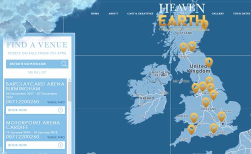 Capture - Heaven On Earth Tour Dates front page
